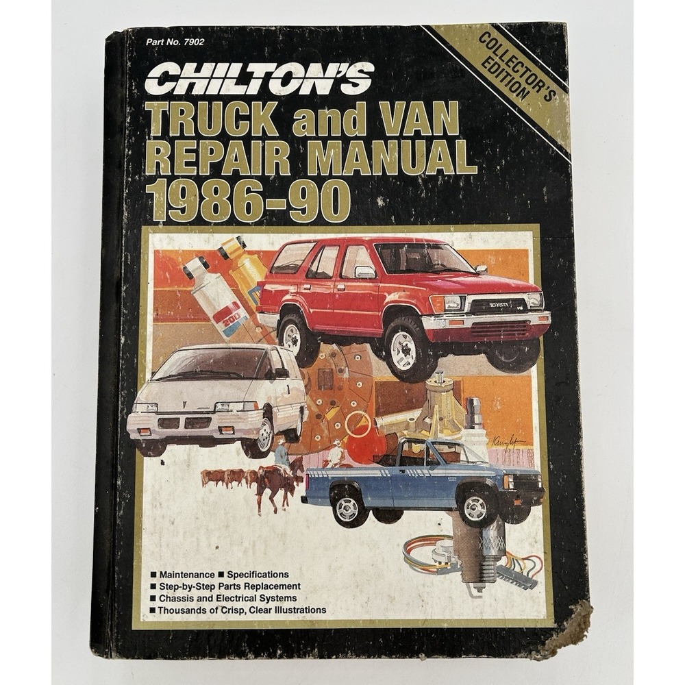 Chiltons Truck and Van Repair Manual 1986-1990 #7902 Collectors Edition